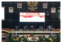 DPRD Metro Paripurna Mendengarkan Pidato Kenegaraan