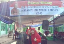 Ketua DPRD Metro Hadiri HUT ke 53 SMK Negeri 1 Metro